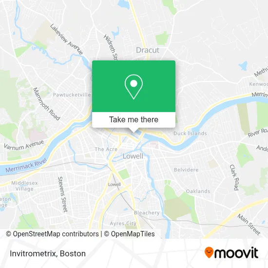 Invitrometrix map
