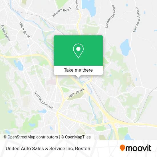 United Auto Sales & Service Inc map