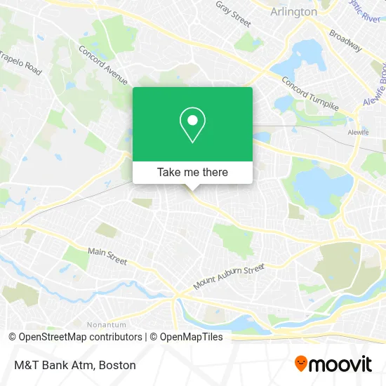 M&T Bank Atm map
