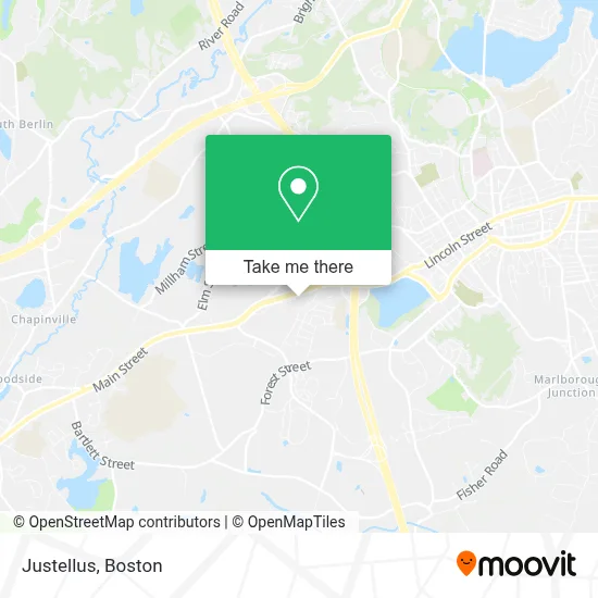 Justellus map
