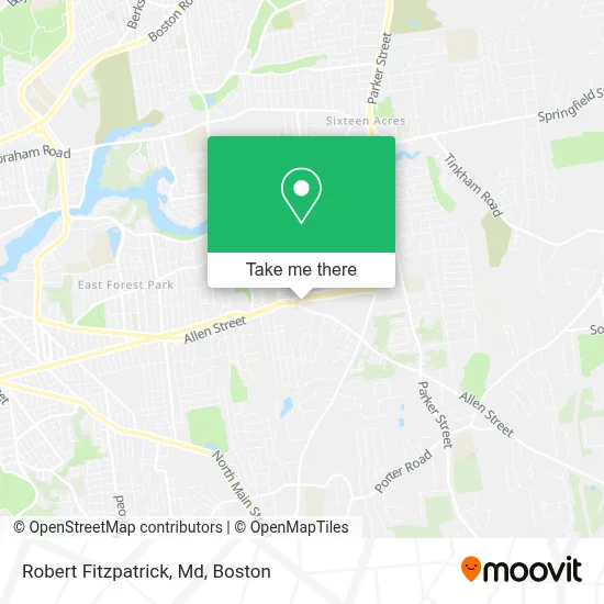 Robert Fitzpatrick, Md map