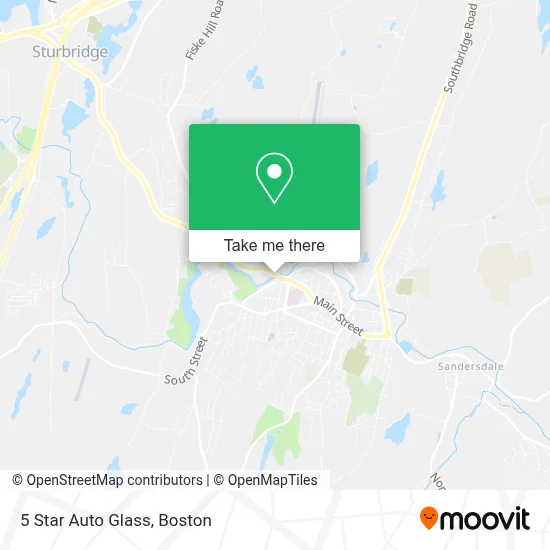 5 Star Auto Glass map