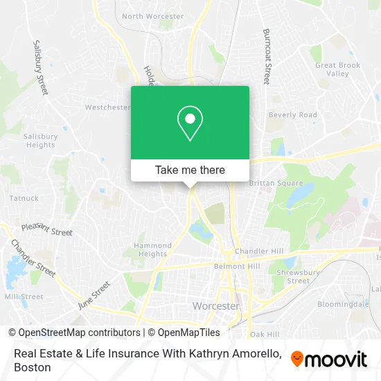 Real Estate & Life Insurance With Kathryn Amorello map