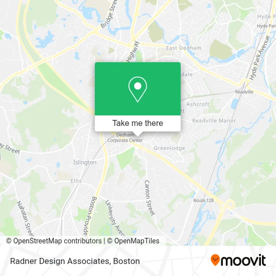 Radner Design Associates map