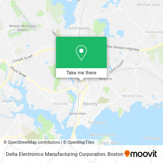 Delta Electronics Manufacturing Corporation map