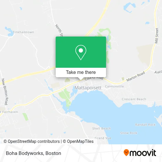 Boha Bodyworks map