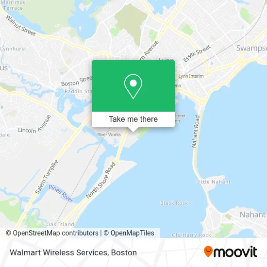 Walmart Wireless Services map