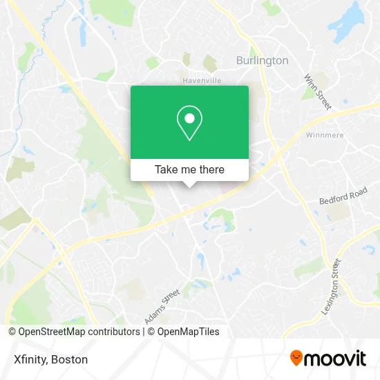 Xfinity map