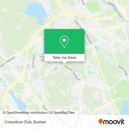 Columbus Club map