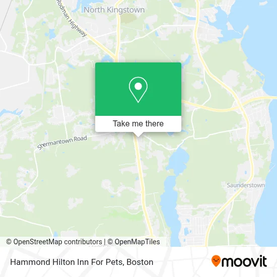 Hammond Hilton Inn For Pets map