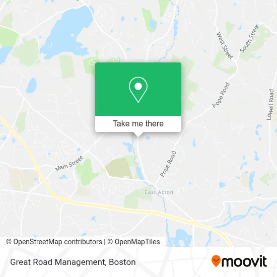 Great Road Management map