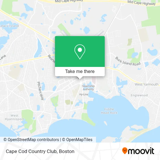Cape Cod Country Club map