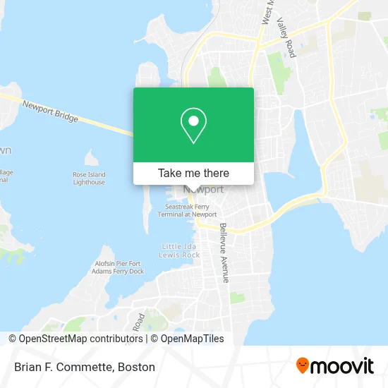 Brian F. Commette map