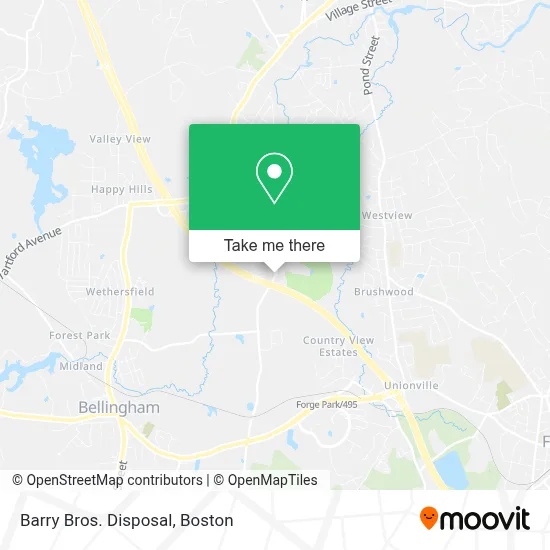 Barry Bros. Disposal map