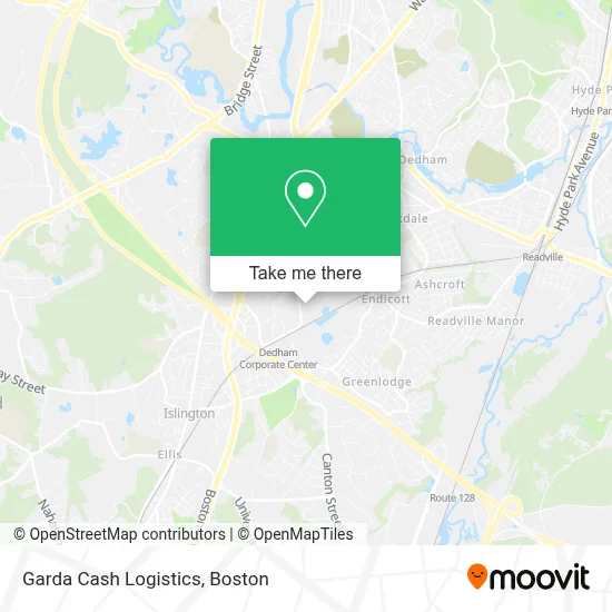 Garda Cash Logistics map
