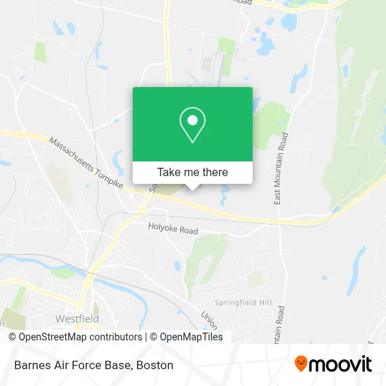 Barnes Air Force Base map