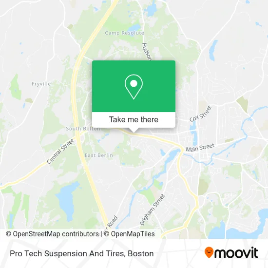 Pro Tech Suspension And Tires map