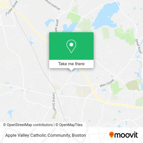 Apple Valley Catholic Community map