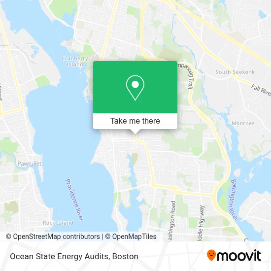 Ocean State Energy Audits map