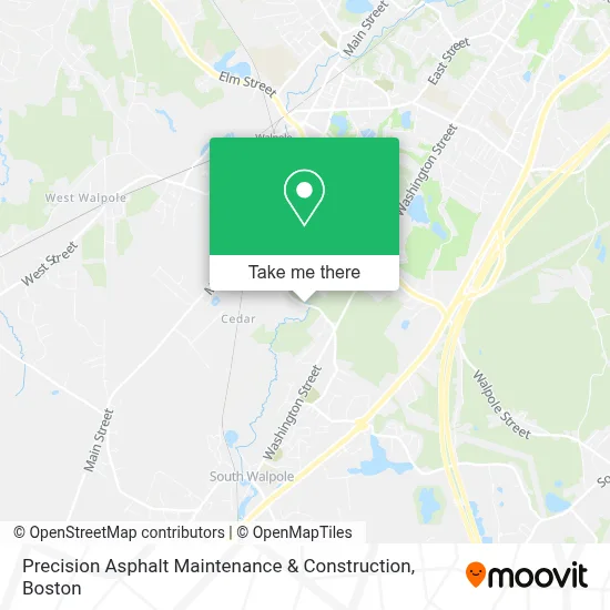 Precision Asphalt Maintenance & Construction map