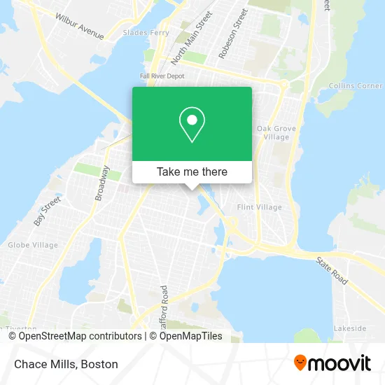 Chace Mills map