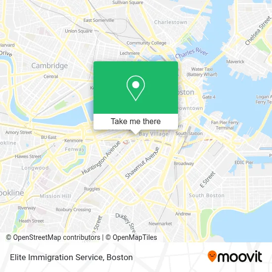 Elite Immigration Service map