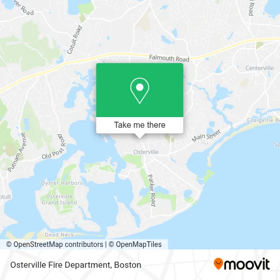 Osterville Fire Department map