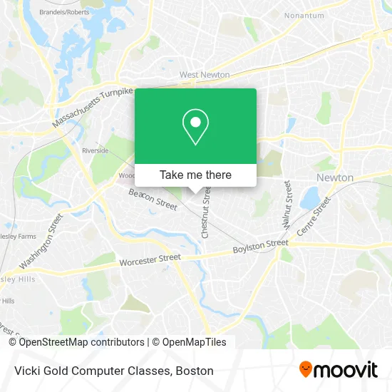 Vicki Gold Computer Classes map