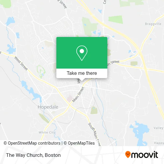 The Way Church map