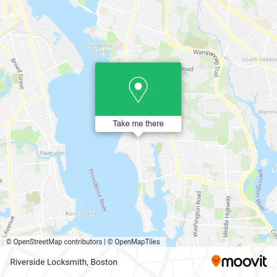 Riverside Locksmith map