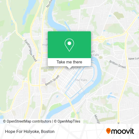 Hope For Holyoke map