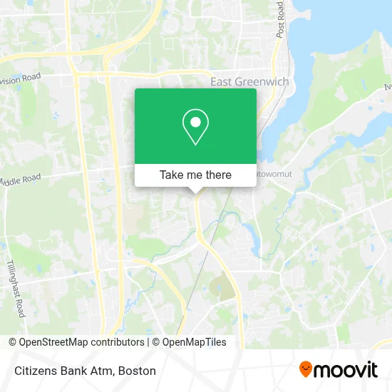 Citizens Bank Atm map