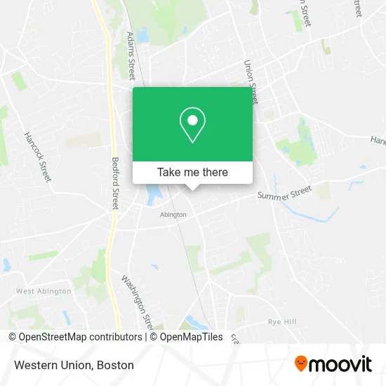 Western Union map