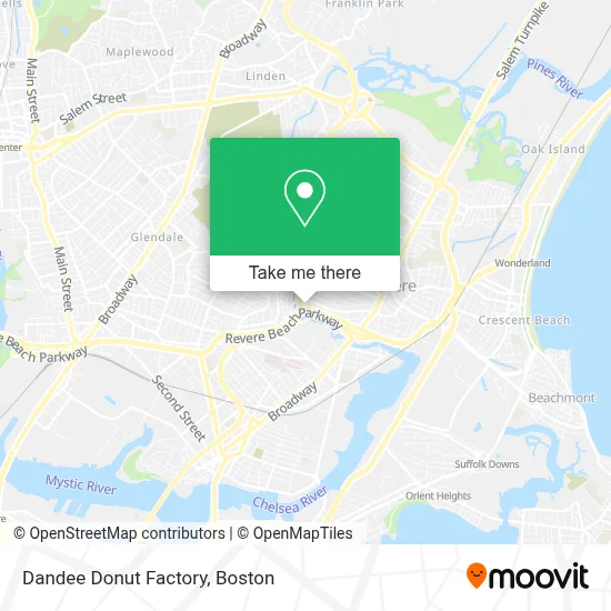 Dandee Donut Factory map