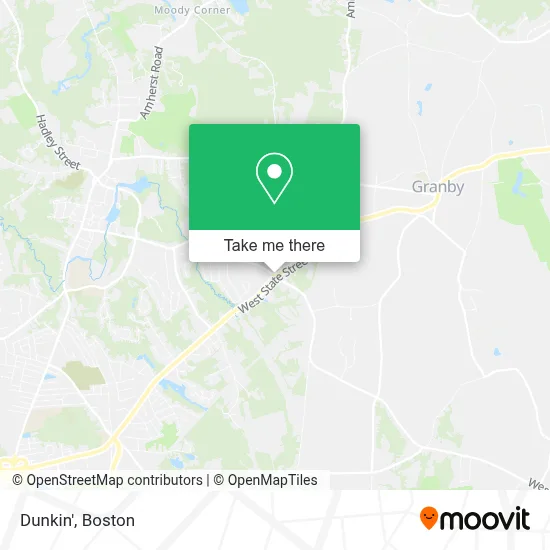 Dunkin' map