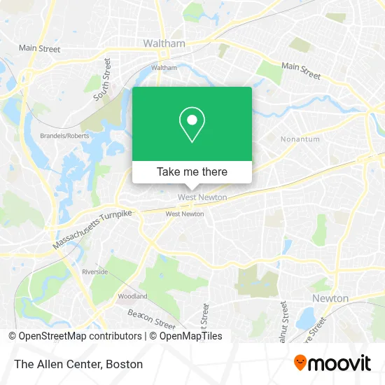 The Allen Center map