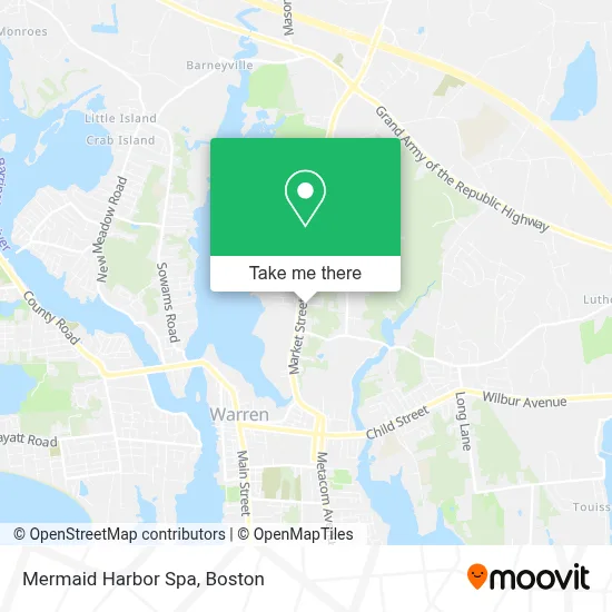 Mermaid Harbor Spa map