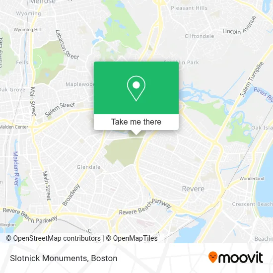 Slotnick Monuments map