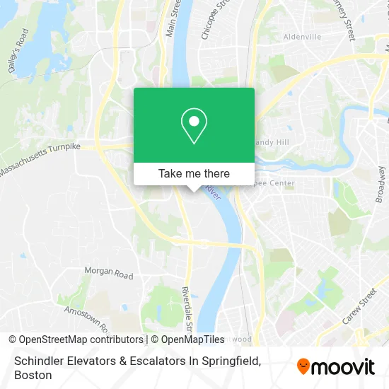 Schindler Elevators & Escalators In Springfield map