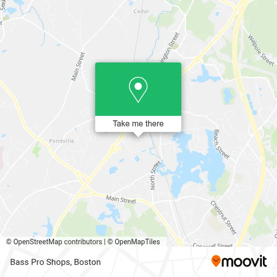 Bass Pro Shops map