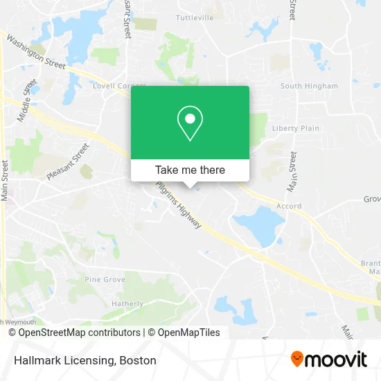 Hallmark Licensing map