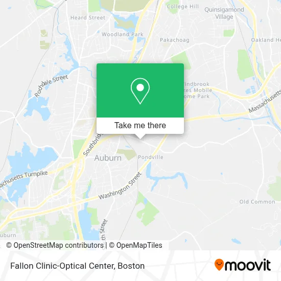 Fallon Clinic-Optical Center map
