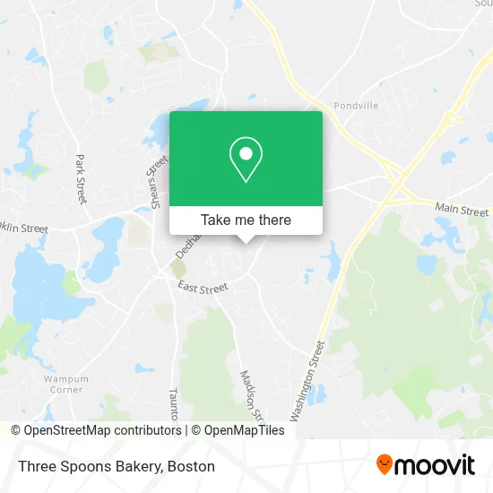 Three Spoons Bakery map