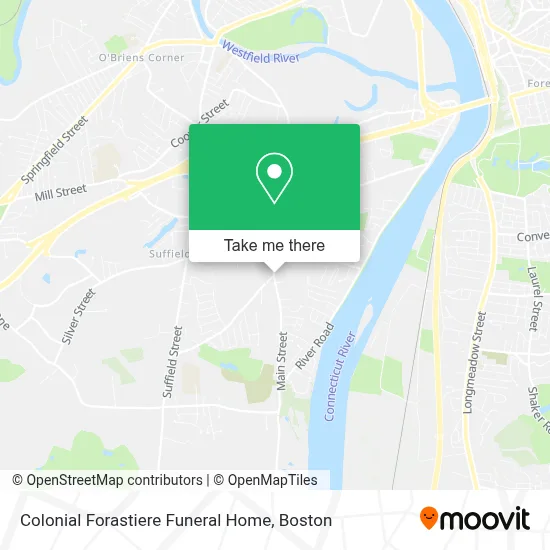 Colonial Forastiere Funeral Home map