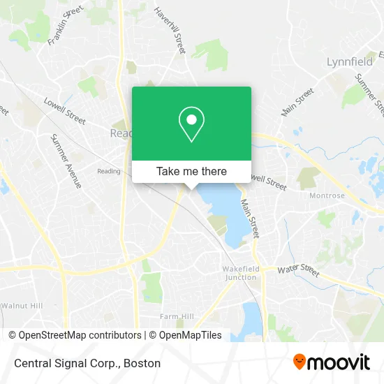 Central Signal Corp. map