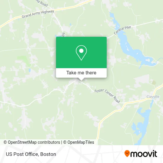 Us Post Office map
