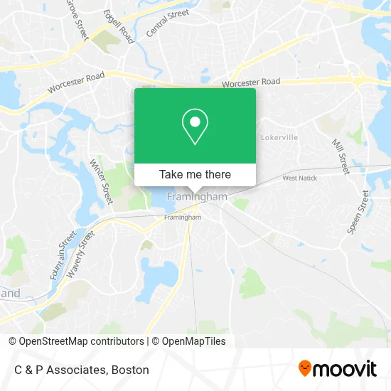 C & P Associates map