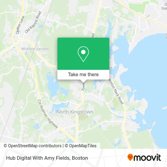 Hub Digital With Amy Fields map