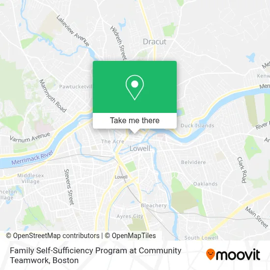 Family Self-Sufficiency Program at Community Teamwork map