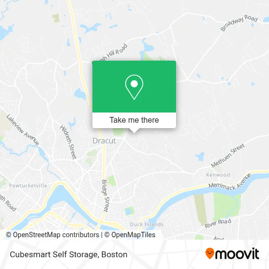 Cubesmart Self Storage map